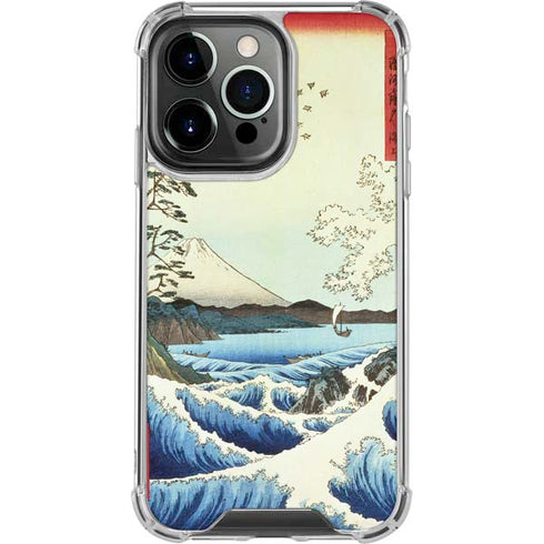 View from Satta Suruga Province by Hiroshige iPhone 16 Pro Clear Case
